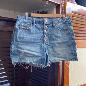 Universal thread size 8 29 regular jean denim cut off shorts